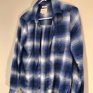 AE Ahh-mazingly soft blue plaid flannel